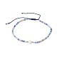 Bracelets réglables de perles tressées avec cordon en nylon BJEW-P256-B18-3