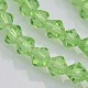 Faceted Bicone Glass Beads Strands EGLA-P017-4mm-01-3