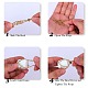 3Pcs Brass Braided Macrame Pouch Empty Stone Holder for Pendant Necklaces Making NJEW-SZ0001-67G-4