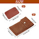 Portable Faux Suede Single Watch Pouch Storage Bags ABAG-WH0035-034-2