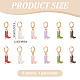 ANATTASOUL 6 Pairs 6 Colors Alloy Enamel Boots Dangle Leverback Earrings with Iron Pins EJEW-AN0004-70-2