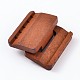 木製の留め金  ココナッツブラウン  約48 mm幅  長さ46mm  厚さ18mm X-WOOD-A014-1-1