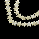 Brins de perles en coquillage naturel en forme d'étoile SSHEL-F290-18A-1