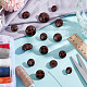 60 шт. 4-х видов пластиковых пуговиц на ножке BUTT-HY0001-19B-4