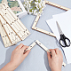 Рамка для изготовления бумаги из липы DIY-WH0001-74-3