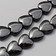 Magnetic Synthetic Hematite Beads Strands G-Q912-6mm-2
