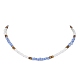 Collana di perline di semi di vetro per donna NJEW-JN04393-3