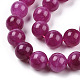 Chapelets de perles de quartz naturel G-R479-10mm-09-2