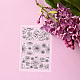 PH PandaHall Flowers Background Clear Stamps DIY-WH0448-0167-4