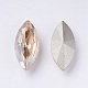 Imitation Austrian Crystal Glass Rhinestone RGLA-K007-6X12-001GS-2