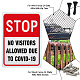 Panneaux d'avertissement en aluminium protégés contre les uv et imperméables globleland AJEW-GL0001-01A-11-6