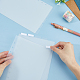 A5 Frosted Plastic Discbound Notebook Index Divider Sheets KY-WH0046-90A-6