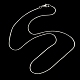 Ожерелье из латунной круглой змеиной цепи для мужчин и женщин MAK-YW0001-11-1