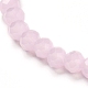 Faceted Glass Rondelle Beads Stretch Bracelet for Kid BJEW-JB06807-20-3