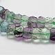 Natural Rainbow Fluorite Beads Strands G-P243-15-L-3