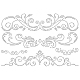 ガラスホットフィックスラインストーン  アップリケの鉄  マスクと衣装のアクセサリー  洋服用  バッグ  パンツ  花柄  297x210mm DIY-WH0303-044-1