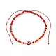 Bracelets réglables de perles tressées avec cordon en nylon BJEW-JB05791-01-1