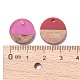 Colgantes de resina y madera de nogal de 8 colores RESI-X0001-30A-3