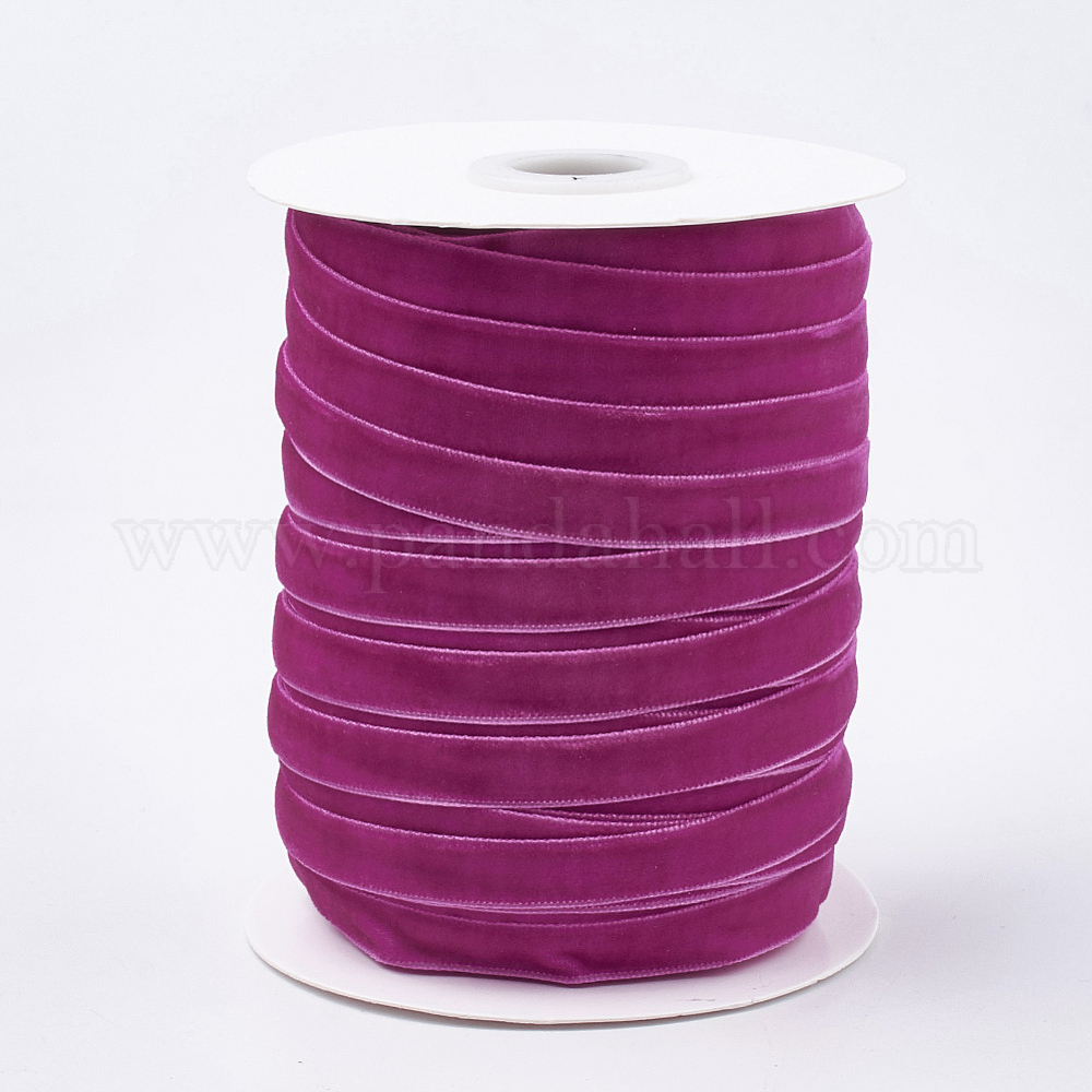 Ruban velours centre platine 10 cm x 4,5 m