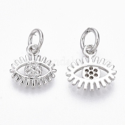 Латунные микро проложить кубического циркония подвески ZIRC-R109-028P-NF