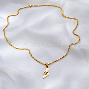 Ожерелья из нержавеющей стали с подвеской в виде звезды Давида для женщин и мужчин CK5868-1