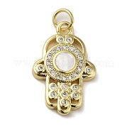 Латунные микро проложить кубического циркония подвески KK-Q808-02G