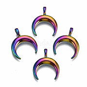 Rainbow Color Alloy Pendants PALLOY-S180-076-RS