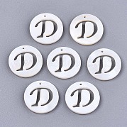 Подвески из натуральных пресноводных ракушек SHEL-S276-119D