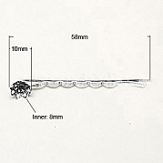 Железные фурнитуры шпильки Bobby Pin IFIN-I007-S
