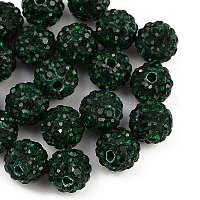 Бусины с класс А стразами&nbsp;RB-B025-2