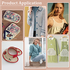 Хлопковые ленты&nbsp;SRIB-WH0011-400A