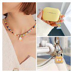 16шт 8 стиля непрозрачные подвески из смолы&nbsp;CRES-TA0001-40