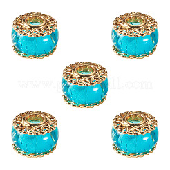 5pcs perles européennes en alliage&nbsp;MPDL-TADJ0001-02E