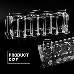 Акриловый штатив для лабораторных пробирок на 8 отверстие DIY-WH0430-379