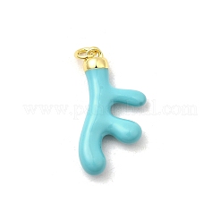 Латунь эмаль подвески&nbsp;KK-I378-06G