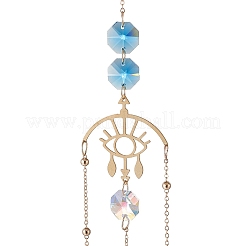 Слезинка из граненого стекла и восьмиугольный подвесной ловец солнца HJEW-I010-02C