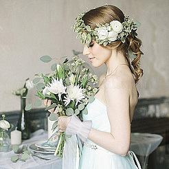 Нейлоновые длинные перчатки без пальцев AJEW-WH0009-83B