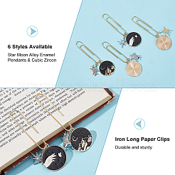 Железные длинные скрепки&nbsp;AJEW-OC00005