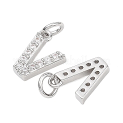 Messing micro pave klare zirkonia anhänger&nbsp;XGRQ29717-394P-V