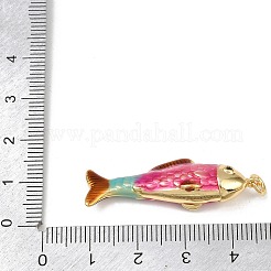 Латунь эмаль подвески&nbsp;KK-L255-03G-B03