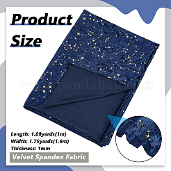 1 m de tissu en velours et élasthanne&nbsp;DIY-BC0017-52B