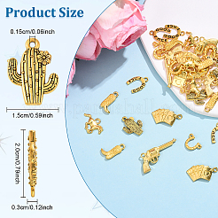 Подвески из сплава 35 шт.&nbsp;FIND-YW0009-51