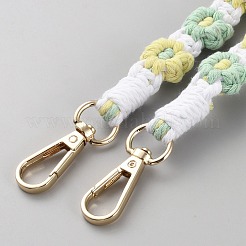 Ремни для телефона из хлопчатобумажной веревки&nbsp;AJEW-WH20026-01K