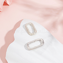 2 шт. 925 кольца-пружинки из стерлингового серебра STER-BBC0007-40