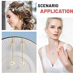 30шт прозрачные акриловые подвески&nbsp;OACR-YW0003-43