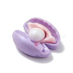 Cabochons d'animaux marins en résine opaque sur le thème de l'océan&nbsp;RESI-D071-01A