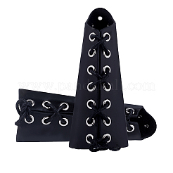 Регулируемый браслет из кожаного шнура AJEW-WH0342-93