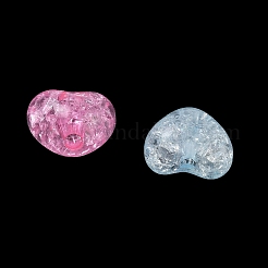 Perles en acrylique transparentes craquelées&nbsp;AC-CBA4496-09