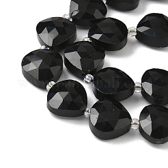 Натуральные бусины из черного оникса (окрашенные и нагретые)&nbsp;G-D316-A15