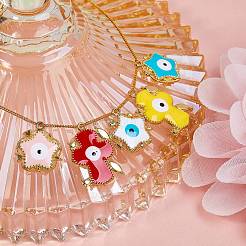 22 шт. Подвески из сплава с эмалью&nbsp;ENAM-SZ0001-39LG